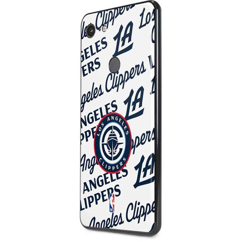 NBA Los Angeles Clippers Blast Text Google Pixel 3 XL Skin